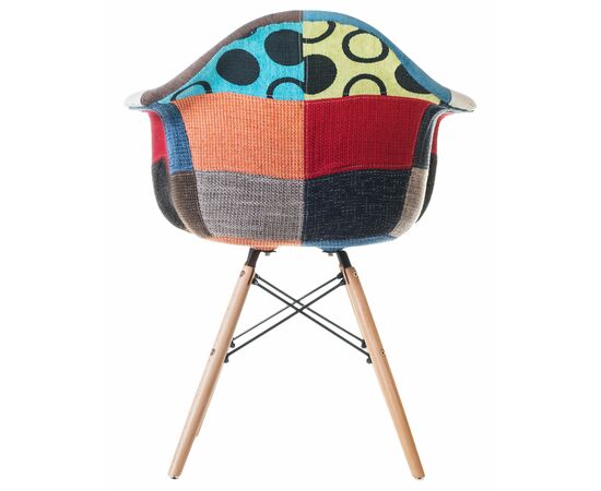 Стул обеденный DOBRIN DAW PATCHWORK, цвет сиденья мозаика, Вариант: цвет сиденья мозаика, изображение 5 | Интернет магазин мебели и декора LifeDekor