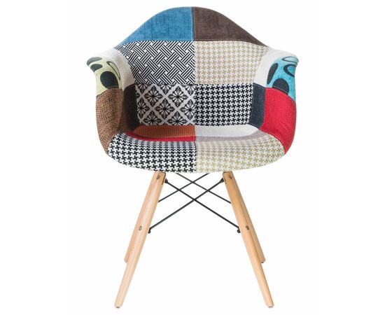 Стул обеденный DOBRIN DAW PATCHWORK, цвет сиденья мозаика, Вариант: цвет сиденья мозаика, изображение 6 | Интернет магазин мебели и декора LifeDekor