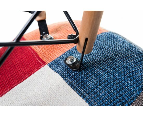 Стул обеденный DOBRIN DAW PATCHWORK, цвет сиденья мозаика, Вариант: цвет сиденья мозаика, изображение 8 | Интернет магазин мебели и декора LifeDekor