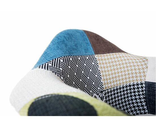 Стул обеденный DOBRIN DAW PATCHWORK, цвет сиденья мозаика, Вариант: цвет сиденья мозаика, изображение 9 | Интернет магазин мебели и декора LifeDekor