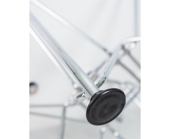 Стул обеденный DOBRIN DAW CHROME, ножки хром, цвет сиденья белый, Вариант: ножки хром, цвет сиденья белый, изображение 9 | Интернет магазин мебели и декора LifeDekor