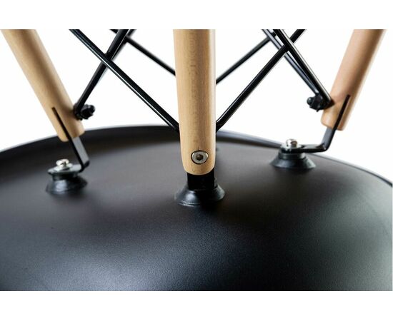 Стул обеденный LMZL-PP623, ножки светлый бук, цвет сиденья чёрный, Вариант: ножки светлый бук, цвет сиденья чёрный, изображение 7 | Интернет магазин мебели и декора LifeDekor