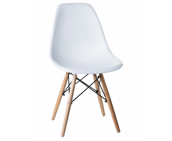 Стул обеденный LMZL-PP623, ножки светлый бук, цвет сиденья белый, Вариант: ножки светлый бук, цвет сиденья белый | Интернет магазин мебели и декора LifeDekor