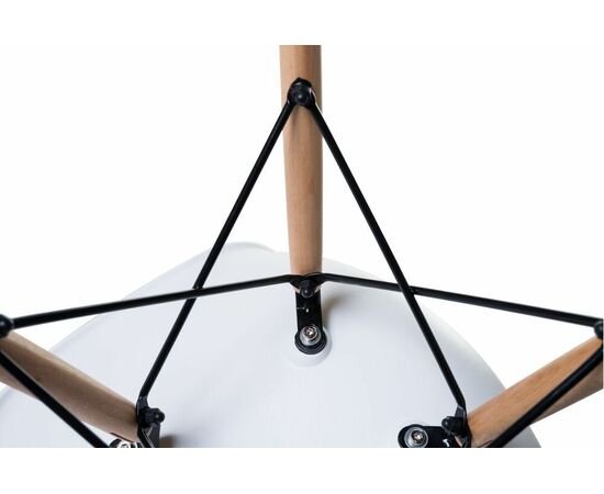 Стул обеденный LMZL-PP623, ножки светлый бук, цвет сиденья белый, Вариант: ножки светлый бук, цвет сиденья белый, изображение 7 | Интернет магазин мебели и декора LifeDekor