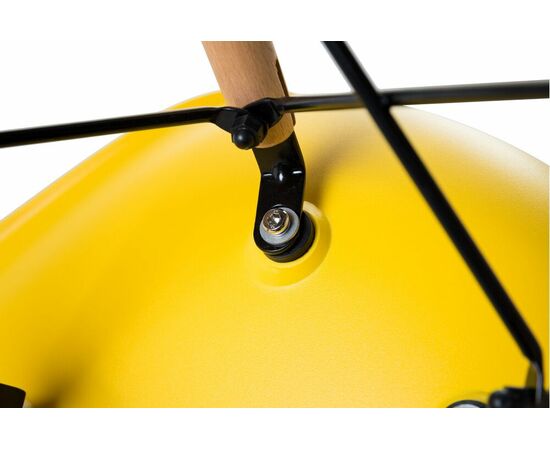 Стул обеденный LMZL-PP623, ножки светлый бук, цвет сиденья жёлтый, Вариант: ножки светлый бук, цвет сиденья жёлтый, изображение 6 | Интернет магазин мебели и декора LifeDekor