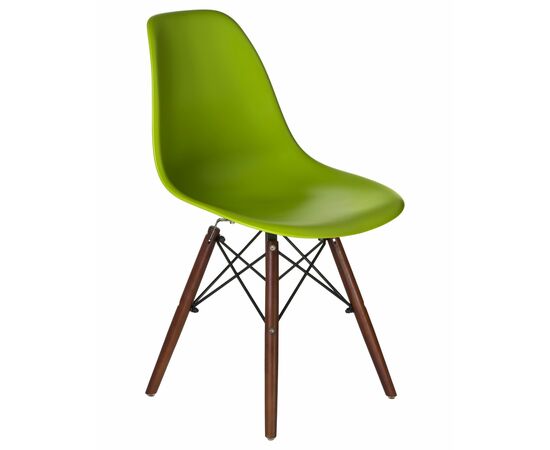 Стул обеденный LMZL-PP623, ножки тёмный бук, цвет сиденья салатовый, Вариант: ножки тёмный бук, цвет сиденья салатовый, изображение 2 | Интернет магазин мебели и декора LifeDekor