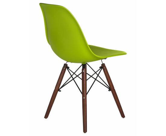 Стул обеденный LMZL-PP623, ножки тёмный бук, цвет сиденья салатовый, Вариант: ножки тёмный бук, цвет сиденья салатовый, изображение 4 | Интернет магазин мебели и декора LifeDekor