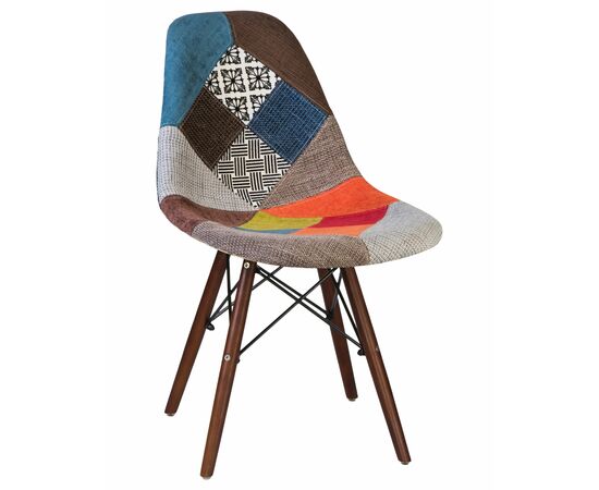 Стул обеденный LMZL-PP623, ножки тёмный бук, цвет сиденья мозаика, Вариант: ножки тёмный бук, цвет сиденья мозаика | Интернет магазин мебели и декора LifeDekor