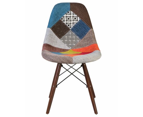 Стул обеденный LMZL-PP623, ножки тёмный бук, цвет сиденья мозаика, Вариант: ножки тёмный бук, цвет сиденья мозаика, изображение 6 | Интернет магазин мебели и декора LifeDekor