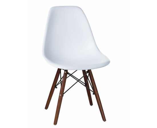 Стул обеденный LMZL-PP623, ножки тёмный бук, цвет сиденья белый, Вариант: ножки тёмный бук, цвет сиденья белый | Интернет магазин мебели и декора LifeDekor