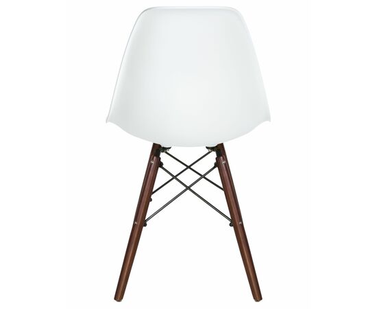 Стул обеденный LMZL-PP623, ножки тёмный бук, цвет сиденья белый, Вариант: ножки тёмный бук, цвет сиденья белый, изображение 5 | Интернет магазин мебели и декора LifeDekor