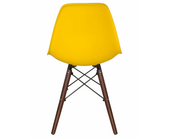Стул обеденный LMZL-PP623, ножки тёмный бук, цвет сиденья жёлтый, Вариант: ножки тёмный бук, цвет сиденья жёлтый, изображение 5 | Интернет магазин мебели и декора LifeDekor