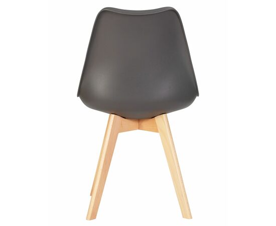 Стул обеденный DOBRIN JERRY SOFT, ножки светлый бук, цвет сиденья темно-серый (G-04), Вариант: ножки светлый бук, цвет сиденья темно-серый (G-04), изображение 5 | Интернет магазин мебели и декора LifeDekor