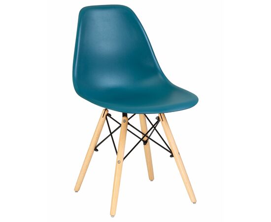 Стул обеденный DOBRIN DSW, ножки светлый бук, цвет морской волны (G-05), Вариант: ножки светлый бук, цвет морской волны (G-05) | Интернет магазин мебели и декора LifeDekor