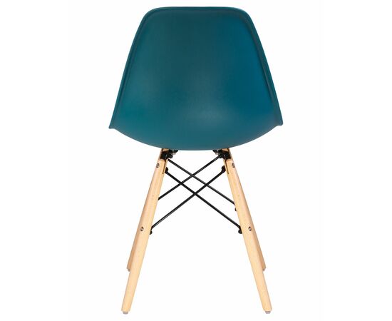 Стул обеденный DOBRIN DSW, ножки светлый бук, цвет морской волны (G-05), Вариант: ножки светлый бук, цвет морской волны (G-05), изображение 5 | Интернет магазин мебели и декора LifeDekor