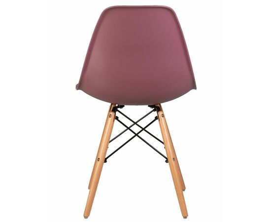 Стул обеденный DOBRIN DSW, ножки светлый бук, цвет пыльная роза (NX-P-11), Вариант: ножки светлый бук, цвет пыльная роза (NX-P-11), изображение 5 | Интернет магазин мебели и декора LifeDekor