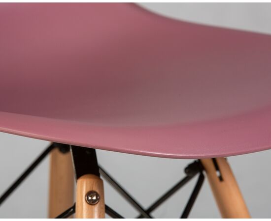 Стул обеденный DOBRIN DSW, ножки светлый бук, цвет пыльная роза (NX-P-11), Вариант: ножки светлый бук, цвет пыльная роза (NX-P-11), изображение 8 | Интернет магазин мебели и декора LifeDekor