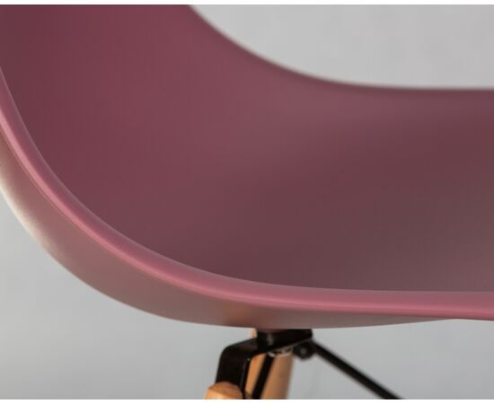 Стул обеденный DOBRIN DSW, ножки светлый бук, цвет пыльная роза (NX-P-11), Вариант: ножки светлый бук, цвет пыльная роза (NX-P-11), изображение 9 | Интернет магазин мебели и декора LifeDekor
