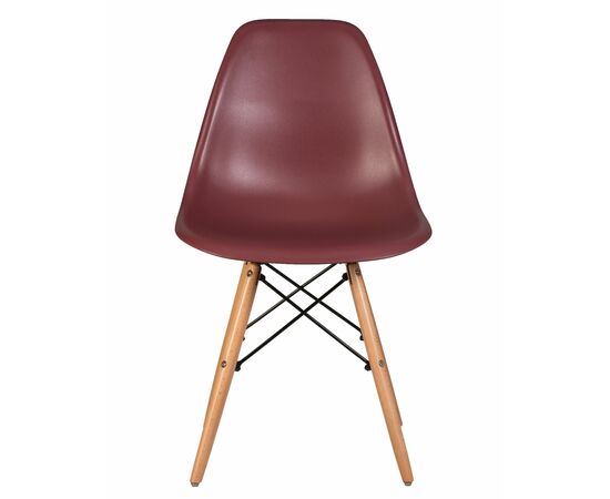 Стул обеденный DOBRIN DSW, ножки светлый бук, цвет сливовый (R-13), Вариант: ножки светлый бук, цвет сливовый (R-13), изображение 6 | Интернет магазин мебели и декора LifeDekor