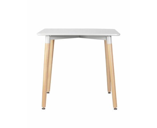 Стол обеденный DOBRIN SERRA, ножки светлый бук, столешница светло-серая, Вариант: ножки светлый бук, столешница светло-серая, изображение 3 | Интернет магазин мебели и декора LifeDekor