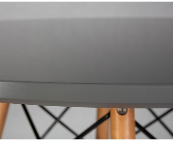 Стол обеденный DOBRIN CHELSEA`80, ножки светлый бук, столешница тёмно-серый (GR-04), Вариант: ножки светлый бук, столешница тёмно-серый (GR-04), изображение 4 | Интернет магазин мебели и декора LifeDekor