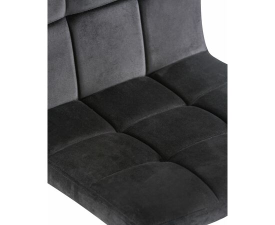 Стул барный DOBRIN DOMINIC, черный велюр (MJ9-101), Вариант: черный велюр (MJ9-101), изображение 7 | Интернет магазин мебели и декора LifeDekor