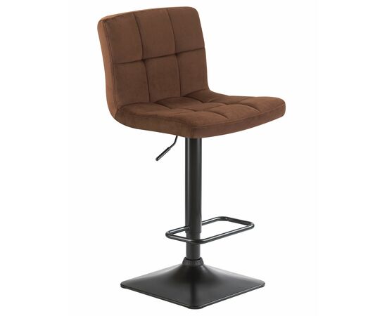 Стул барный DOBRIN DOMINIC, шоколадный велюр (MJ9-111), Вариант: шоколадный велюр (MJ9-111), изображение 2 | Интернет магазин мебели и декора LifeDekor