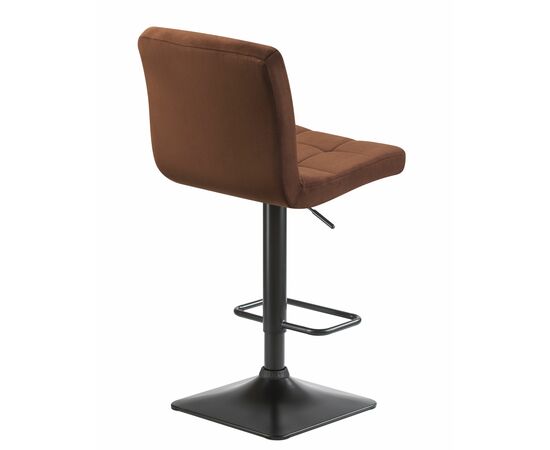 Стул барный DOBRIN DOMINIC, шоколадный велюр (MJ9-111), Вариант: шоколадный велюр (MJ9-111), изображение 4 | Интернет магазин мебели и декора LifeDekor