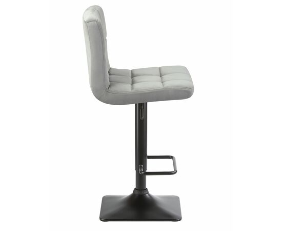 Стул барный DOBRIN DOMINIC, серый велюр (MJ9-75), Вариант: серый велюр (MJ9-75), изображение 3 | Интернет магазин мебели и декора LifeDekor