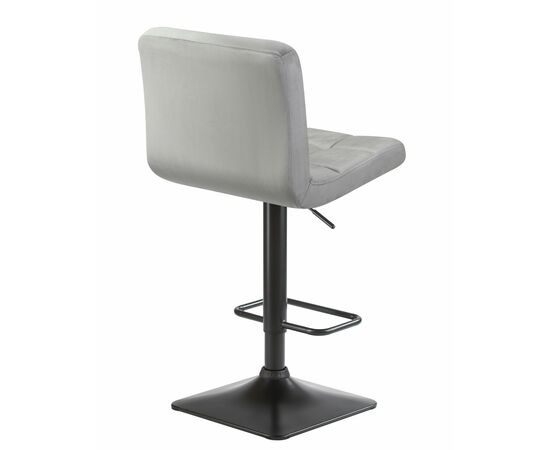 Стул барный DOBRIN DOMINIC, серый велюр (MJ9-75), Вариант: серый велюр (MJ9-75), изображение 4 | Интернет магазин мебели и декора LifeDekor