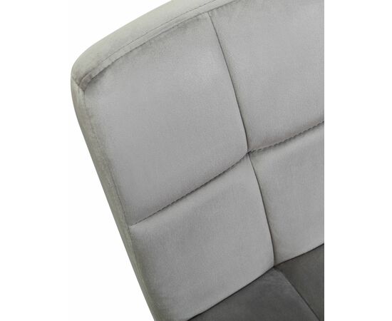 Стул барный DOBRIN DOMINIC, серый велюр (MJ9-75), Вариант: серый велюр (MJ9-75), изображение 8 | Интернет магазин мебели и декора LifeDekor