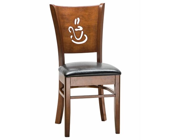 Стул обеденный DOBRIN JERRY, шоколад, чёрный, Вариант: шоколад, чёрный | Интернет магазин мебели и декора LifeDekor