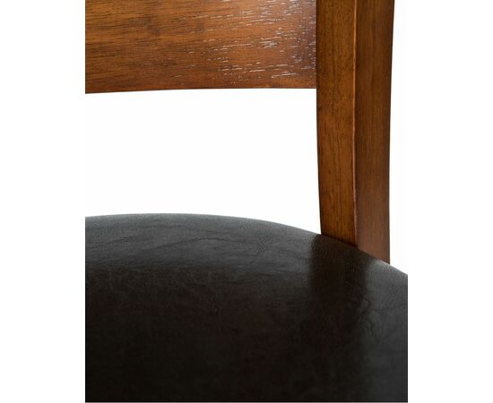 Стул обеденный DOBRIN JERRY, шоколад, чёрный, Вариант: шоколад, чёрный, изображение 9 | Интернет магазин мебели и декора LifeDekor