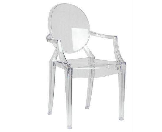 Стул обеденный DOBRIN LOUIS GHOST, цвет прозрачный | Интернет магазин мебели и декора LifeDekor
