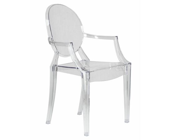 Стул обеденный DOBRIN LOUIS GHOST, цвет прозрачный, изображение 2 | Интернет магазин мебели и декора LifeDekor