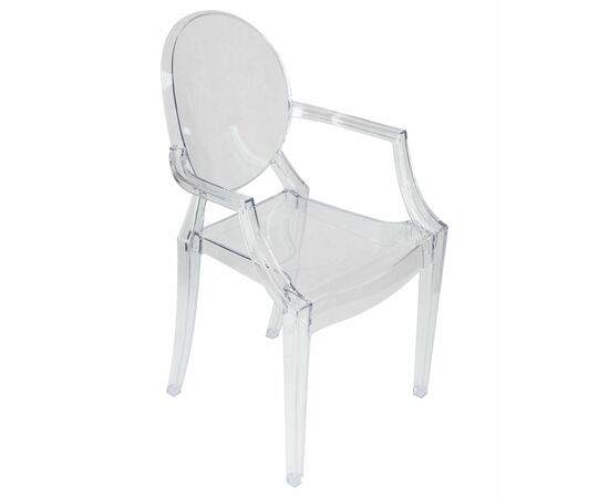 Стул обеденный DOBRIN LOUIS GHOST, цвет прозрачный, изображение 7 | Интернет магазин мебели и декора LifeDekor