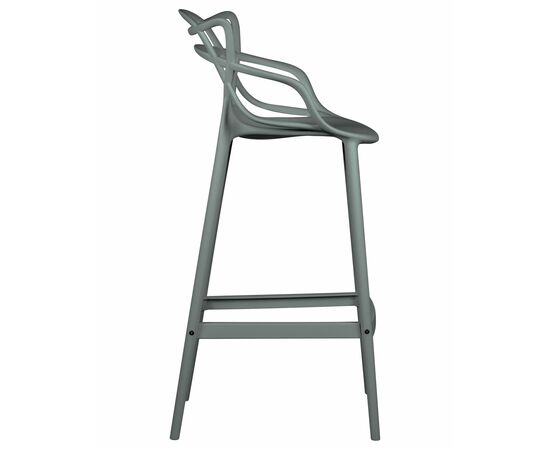Стул барный DOBRIN MASTERS BAR, тёмно-серый (GR-04), Вариант: тёмно-серый (GR-04), изображение 3 | Интернет магазин мебели и декора LifeDekor