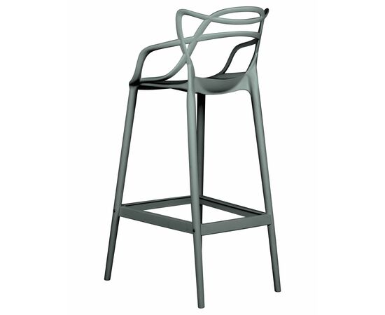 Стул барный DOBRIN MASTERS BAR, тёмно-серый (GR-04), Вариант: тёмно-серый (GR-04), изображение 5 | Интернет магазин мебели и декора LifeDekor