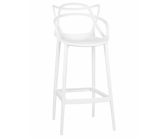 Стул барный DOBRIN MASTERS BAR, белый (W-02), Вариант: белый (W-02) | Интернет магазин мебели и декора LifeDekor
