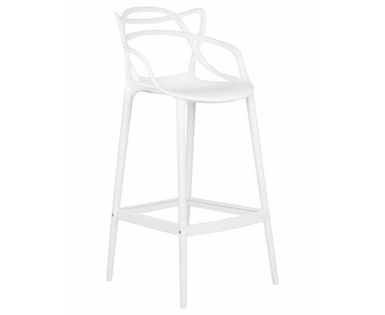 Стул барный DOBRIN MASTERS BAR, белый (W-02), Вариант: белый (W-02), изображение 2 | Интернет магазин мебели и декора LifeDekor