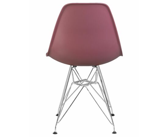 Стул обеденный DOBRIN DSR, ножки хром, цвет пыльная роза (NX-P-11), Вариант: ножки хром, цвет пыльная роза (NX-P-11), изображение 5 | Интернет магазин мебели и декора LifeDekor