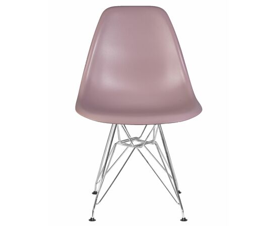 Стул обеденный DOBRIN DSR, ножки хром, цвет сиреневый (P-04), Вариант: ножки хром, цвет сиреневый (P-04), изображение 6 | Интернет магазин мебели и декора LifeDekor