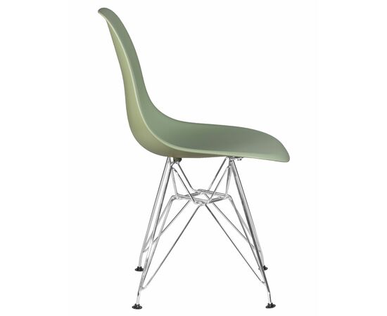 Стул обеденный DOBRIN DSR, ножки хром, цвет мятный (NX-G-09), Вариант: ножки хром, цвет мятный (NX-G-09), изображение 3 | Интернет магазин мебели и декора LifeDekor