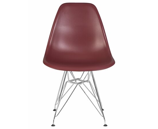 Стул обеденный DOBRIN DSR, ножки хром, цвет сливовый (R-13), Вариант: ножки хром, цвет сливовый (R-13), изображение 6 | Интернет магазин мебели и декора LifeDekor