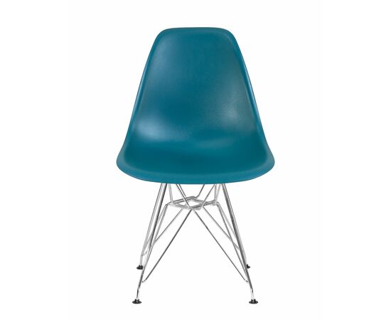 Стул обеденный DOBRIN DSR, ножки хром, цвет морской волны (G-05), Вариант: ножки хром, цвет морской волны (G-05), изображение 6 | Интернет магазин мебели и декора LifeDekor