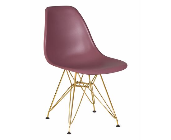 Стул обеденный DOBRIN DSR, ножки золотые, цвет пыльная роза (NX-P-11), Вариант: ножки золотые, цвет пыльная роза (NX-P-11) | Интернет магазин мебели и декора LifeDekor