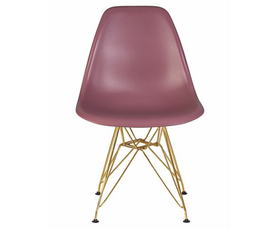 Стул обеденный DOBRIN DSR, ножки золотые, цвет пыльная роза (NX-P-11), Вариант: ножки золотые, цвет пыльная роза (NX-P-11), изображение 6 | Интернет магазин мебели и декора LifeDekor