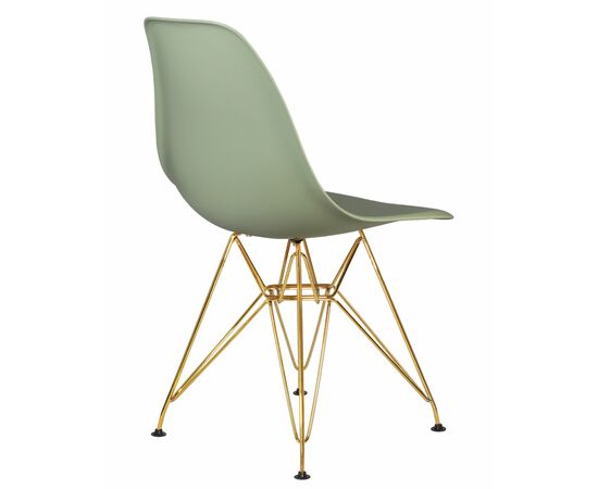 Стул обеденный DOBRIN DSR, ножки золотые, цвет мятный (NX-G-09), Вариант: ножки золотые, цвет мятный (NX-G-09), изображение 4 | Интернет магазин мебели и декора LifeDekor