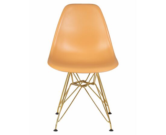 Стул обеденный DOBRIN DSR, ножки золотые, цвет персиковый (NX-Y-06), Вариант: ножки золотые, цвет персиковый (NX-Y-06), изображение 6 | Интернет магазин мебели и декора LifeDekor