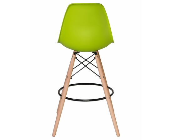 Стул барный DOBRIN DSW BAR, ножки светлый бук, цвет сиденья салатовый (G-08), Вариант: ножки светлый бук, цвет сиденья салатовый (G-08), изображение 5 | Интернет магазин мебели и декора LifeDekor